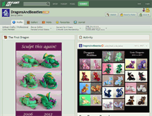 Tablet Screenshot of dragonsandbeasties.deviantart.com