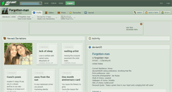 Desktop Screenshot of forgotten-man.deviantart.com