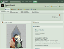 Tablet Screenshot of okashi-mitsukai.deviantart.com