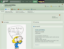Tablet Screenshot of locks-and-kitties.deviantart.com