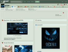 Tablet Screenshot of g3xter.deviantart.com
