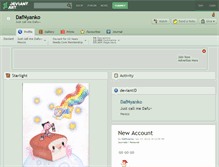 Tablet Screenshot of dafnyanko.deviantart.com
