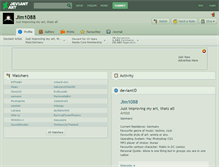 Tablet Screenshot of jim1088.deviantart.com