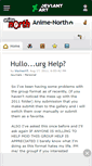 Mobile Screenshot of anime-north.deviantart.com