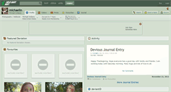 Desktop Screenshot of michaelin.deviantart.com