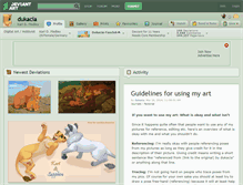 Tablet Screenshot of dukacia.deviantart.com