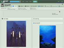 Tablet Screenshot of danaeop.deviantart.com