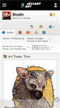 Mobile Screenshot of biodin.deviantart.com