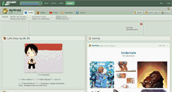Desktop Screenshot of mywrold.deviantart.com