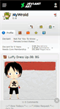 Mobile Screenshot of mywrold.deviantart.com