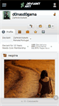Mobile Screenshot of d0nasd0gama.deviantart.com