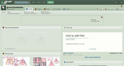 Desktop Screenshot of groovybluellamas.deviantart.com