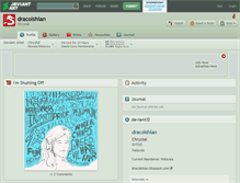 Tablet Screenshot of dracolshian.deviantart.com