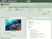 Tablet Screenshot of lightmare7.deviantart.com