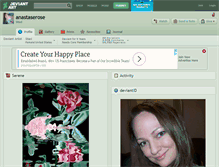 Tablet Screenshot of anastaserose.deviantart.com