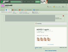 Tablet Screenshot of adelinemd.deviantart.com