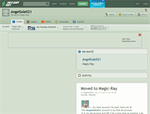 Tablet Screenshot of angelsoleil21.deviantart.com