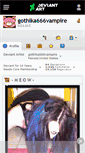 Mobile Screenshot of gothika666vampire.deviantart.com