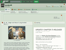Tablet Screenshot of kyoraku08.deviantart.com