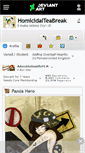 Mobile Screenshot of homicidalteabreak.deviantart.com