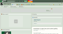 Desktop Screenshot of hibikitheghost.deviantart.com
