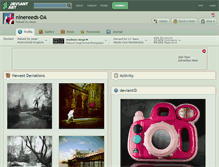 Tablet Screenshot of ninereeds-da.deviantart.com