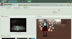 Desktop Screenshot of dark-existence.deviantart.com