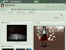 Tablet Screenshot of dark-existence.deviantart.com