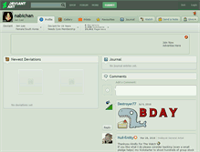 Tablet Screenshot of nabichan.deviantart.com