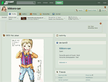 Tablet Screenshot of kikkoro-san.deviantart.com