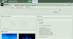 Desktop Screenshot of doubl3d.deviantart.com