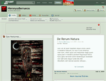 Tablet Screenshot of hieronyusberruecos.deviantart.com