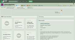 Desktop Screenshot of colourcodedchaos.deviantart.com