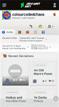 Mobile Screenshot of colourcodedchaos.deviantart.com
