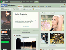 Tablet Screenshot of daeurope.deviantart.com