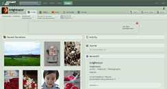 Desktop Screenshot of knightrazor.deviantart.com