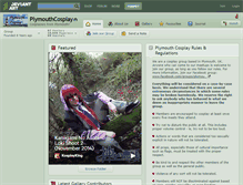 Tablet Screenshot of plymouthcosplay.deviantart.com