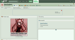 Desktop Screenshot of moonfeathers.deviantart.com