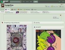 Tablet Screenshot of headgotfleas.deviantart.com