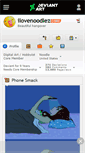 Mobile Screenshot of ilovenoodlez.deviantart.com