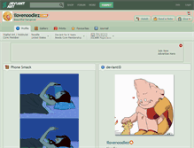 Tablet Screenshot of ilovenoodlez.deviantart.com