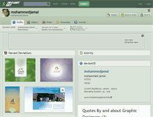 Tablet Screenshot of mohammedjamal.deviantart.com