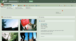 Desktop Screenshot of davegeeting.deviantart.com