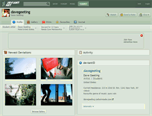 Tablet Screenshot of davegeeting.deviantart.com