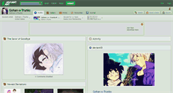 Desktop Screenshot of gohan-x-trunks.deviantart.com