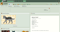Desktop Screenshot of lazuliana.deviantart.com