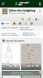 Mobile Screenshot of dillon-the-hedgehog.deviantart.com