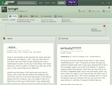 Tablet Screenshot of lyricxgirl.deviantart.com