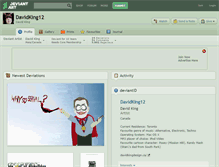 Tablet Screenshot of davidking12.deviantart.com