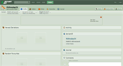 Desktop Screenshot of kishoukachi.deviantart.com